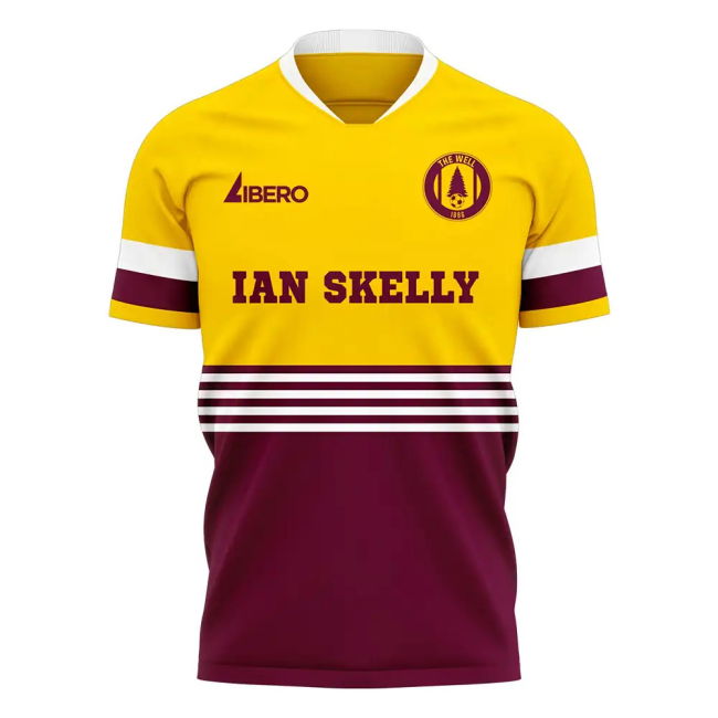 Authentic The Steelmen Home Jersey Motherwell 202 #5 2024-2025 (v10)