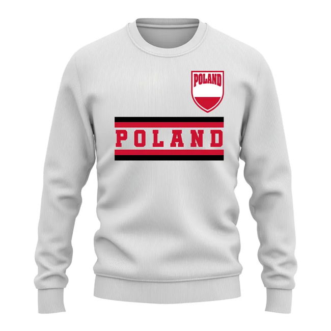 Poland Core Country Sweatshirt (White) Worldcup Authentic