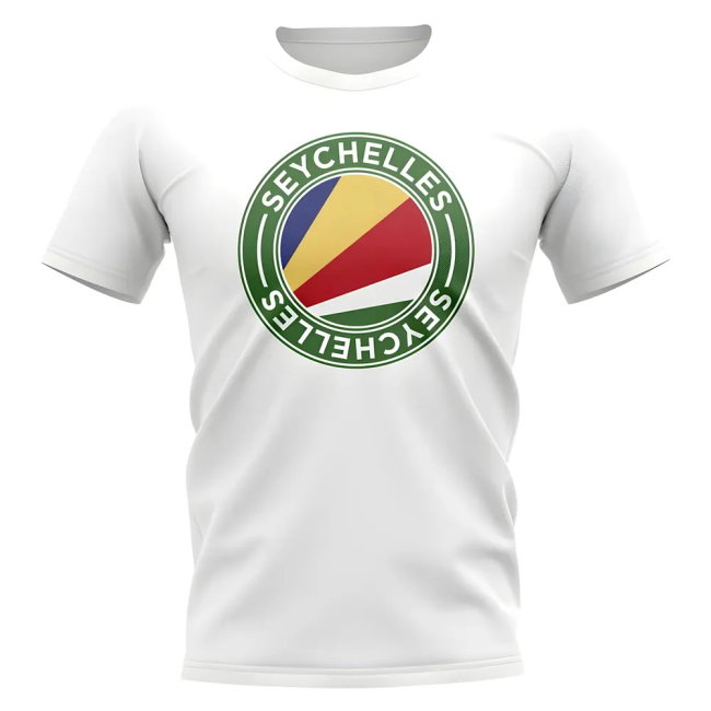 Seychelles Football Badge T-Shirt (White)