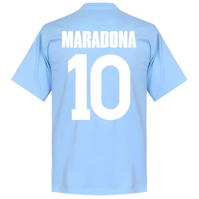 Maradona 10 Napoli Soccer Club Supporter Shirt - Adults Version