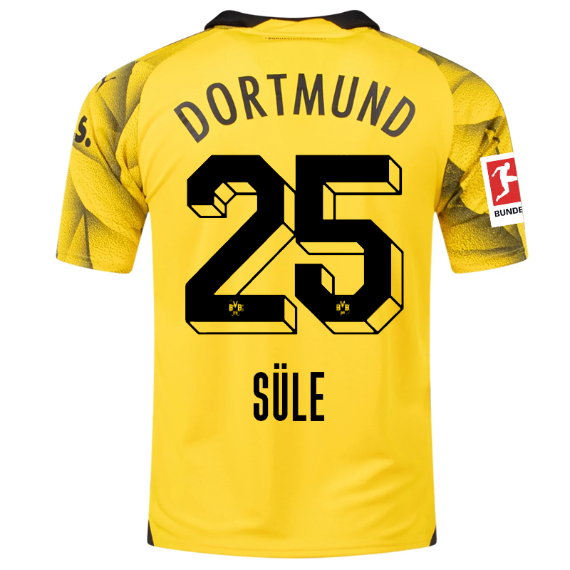 Borussia Dortmund Patch 2023-2024 Bun Third Jersey – Authentic Shirt