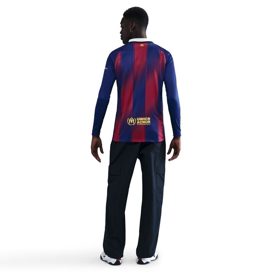 Barcelona Home Shirt 2025/26 Long Sleeves In Multiple Adult Sizes
