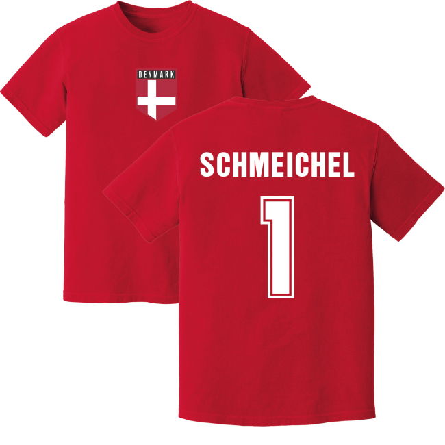 Official Schmeichel Denmark Training Breathable Tournament Jersey