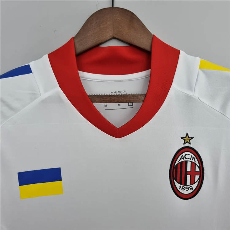 02-03 AC Milan White Retro Football Shirt Soccer Jersey - Official