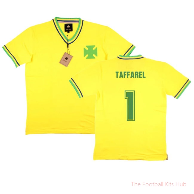 False Nein Brazil Home Football Shirt (TAFFAREL 1)