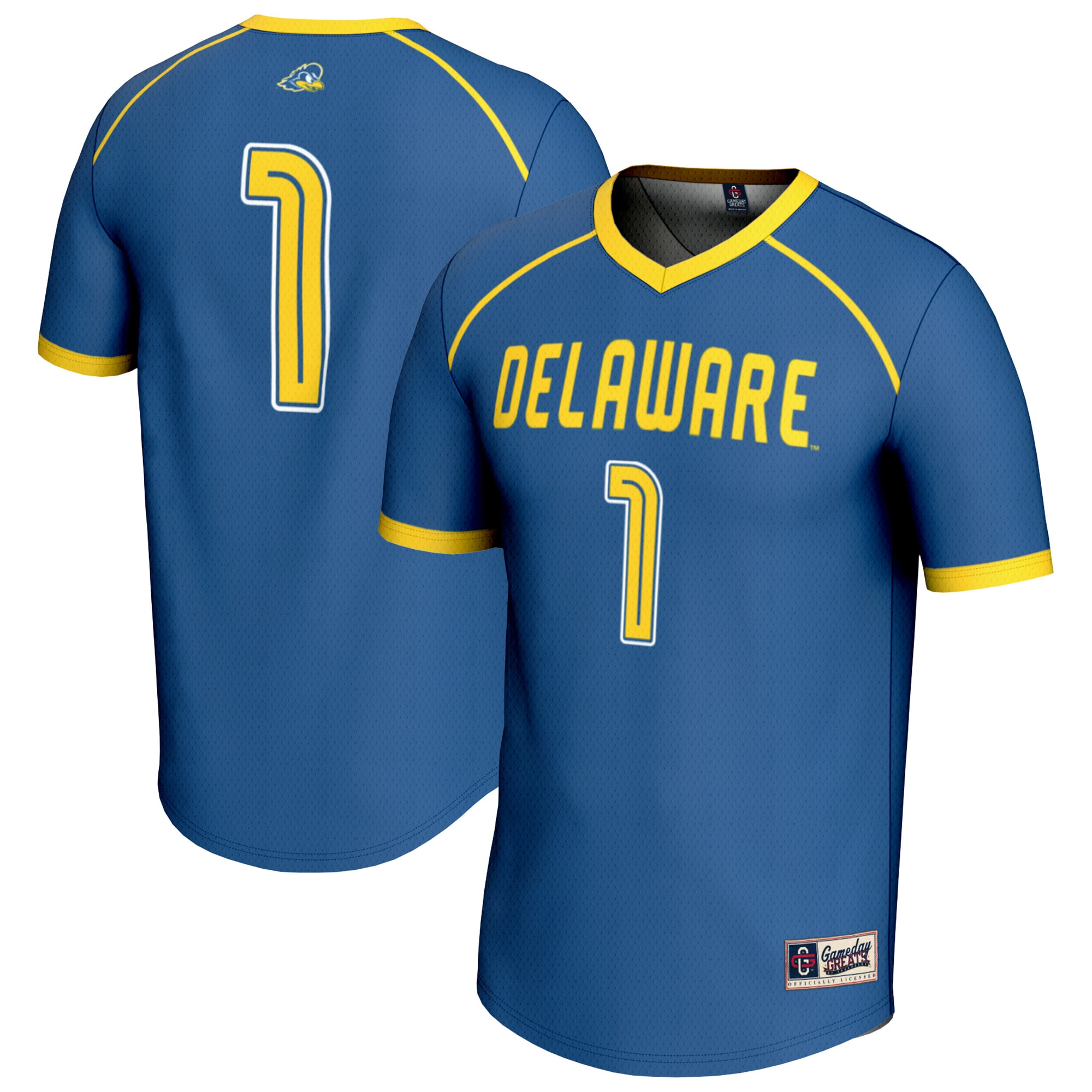 [NJP] Delaware Fightin' Blue Hens GameDay Greats Lightweight Women's Lacrosse Fashion Jersey - Blue