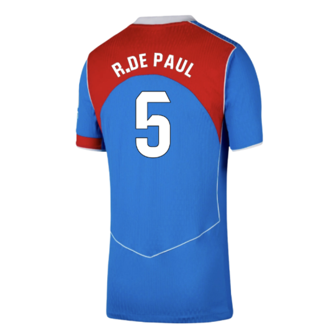 Popular 2025-2026 Atletico Madrid Authentic Third Shirt (R.De Paul 5)