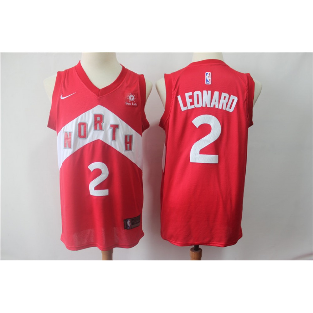 Game Day Contemporary Men's Raptors #2 Kawhi Red Basketball Jersey