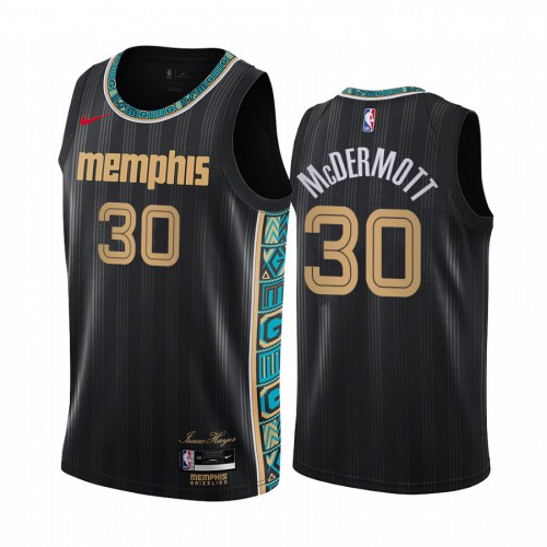 Authentic MEM Sean Mcdermott #30 2020 City Swingman NBA Jersey Black