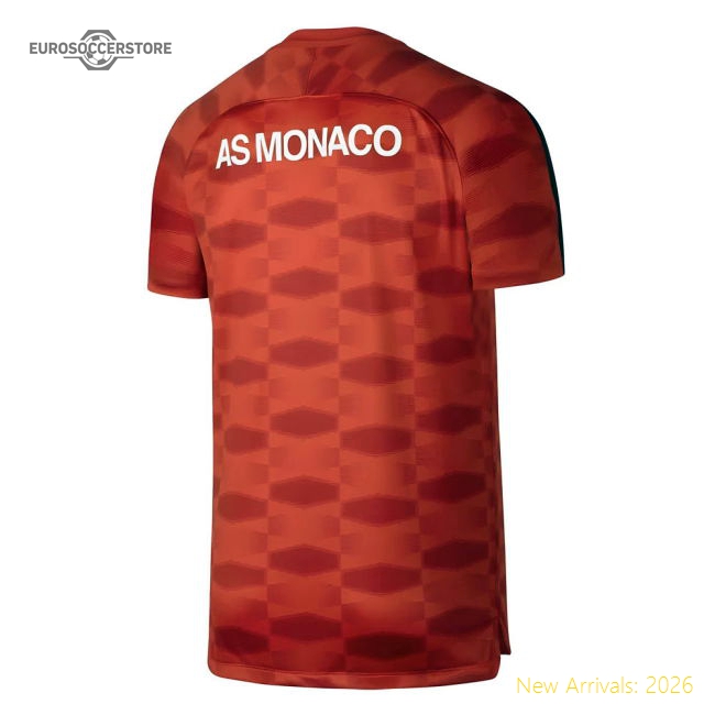 Genuine 2017-2018 Monaco Nike Dry Pre-Match Training Shirt (Red)