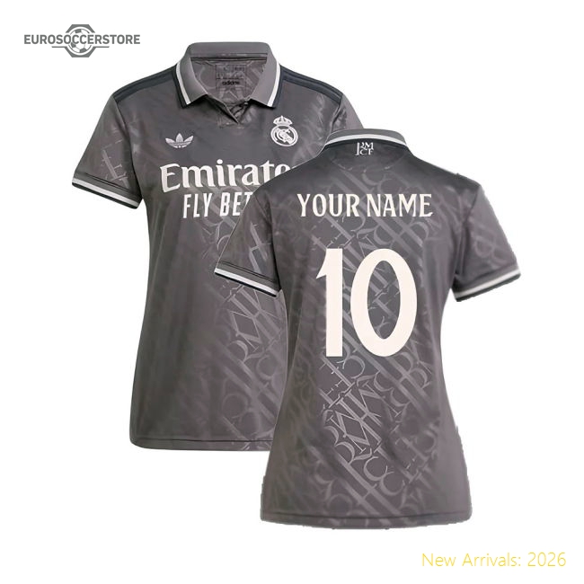Real Madrid 2024-25 Third Fan Version For Women Name) Game Day Jersey