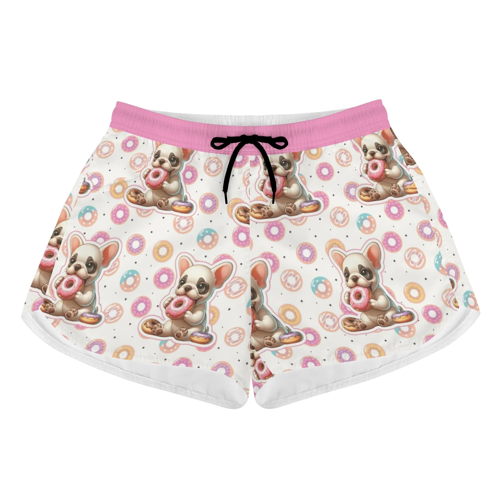 Phil - French Bulldog Womens Beach Shorts Winter Wear | Vet-recommended