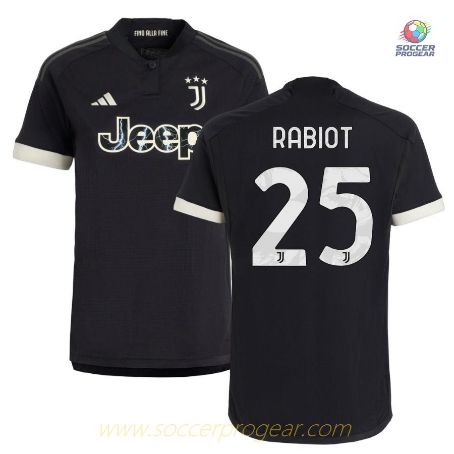Juventus Third Team Shirt 2023 2024 Rabiot