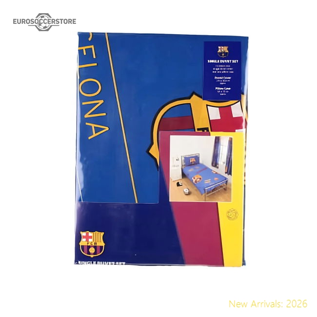 Blaugrana Patch Single Duvet Set - Concept Creation - Fan Design