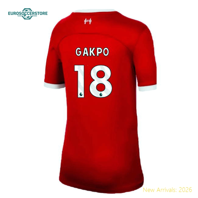Non-toxic Kids Liverpool Gakpo Jersey 2023-2024 Easy-care