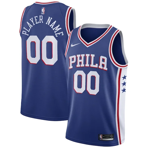 Philadelphia 76ers PHI Swingman Jersey - retro Basketball - Blue