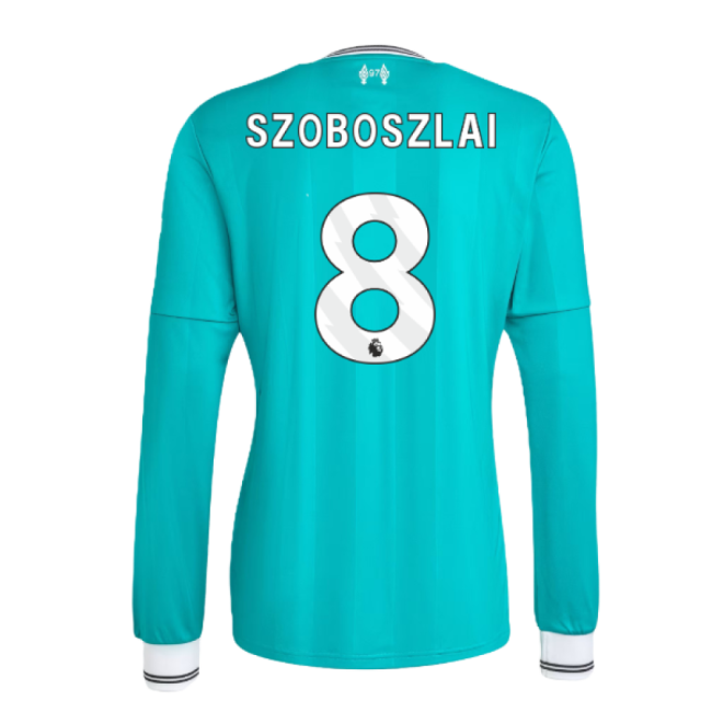 Women's 2025-2026 Liverpool Long Sleeve Third Shirt (Szoboszlai 8)