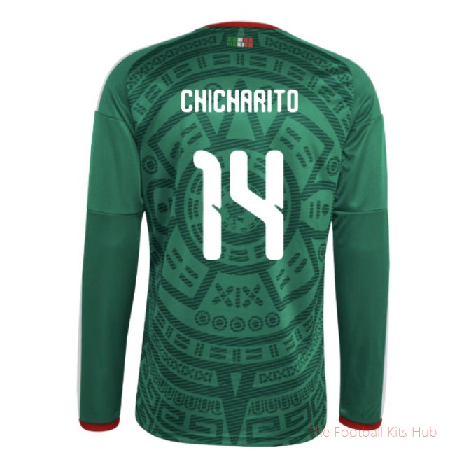 [LK] 2026/27 Mexico Long Sleeve Home Shirt (Chicharito 14)