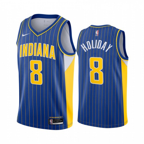 Blue IND Indiana Pacers #8 Nike Classic Jersey NBA Fan Apparel