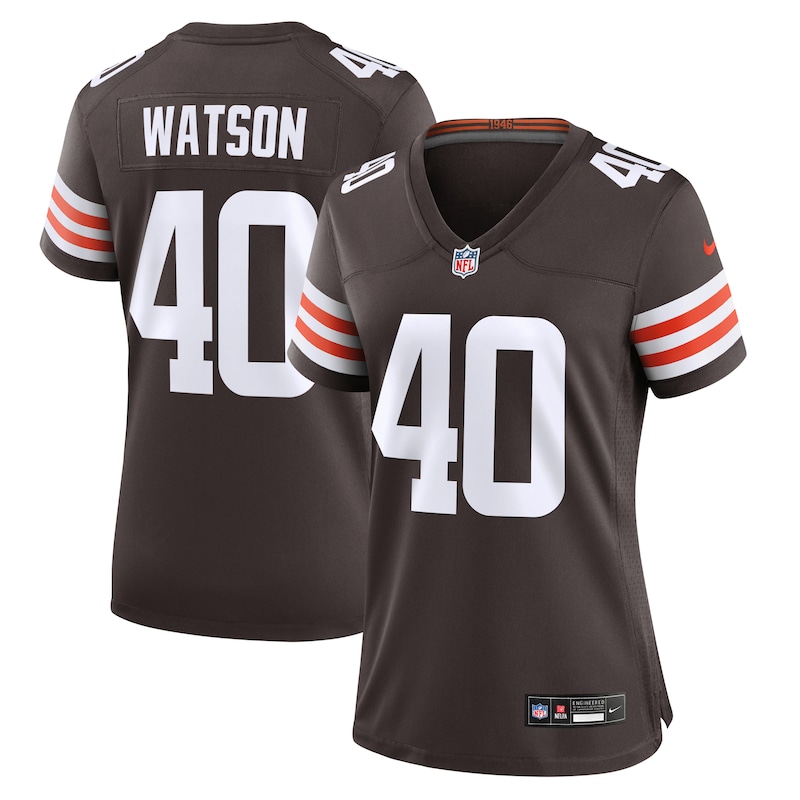 None Nathaniel Watson CLE Browns Pro-Level Collector's Item Game Day W