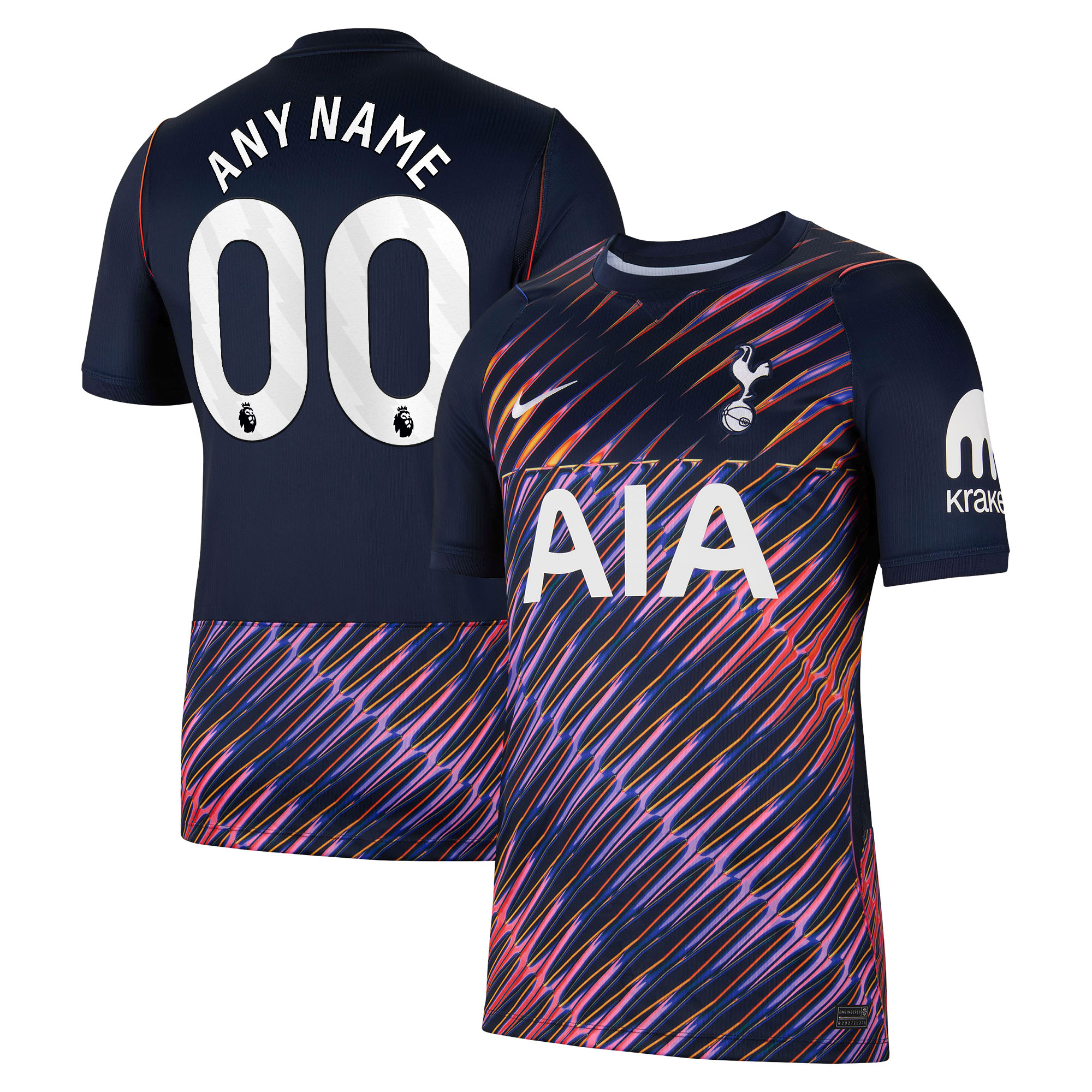 [JED] Tottenham Hotspur 2026/27 Away Stadium Replica Custom Jersey - Navy