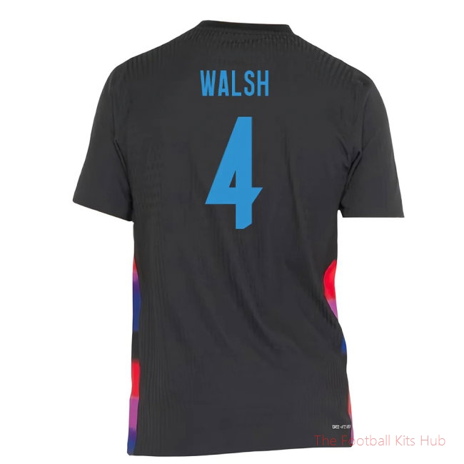 2025-2026 England WEC Authentic Away Shirt (Black) - Mens (WALSH 4)