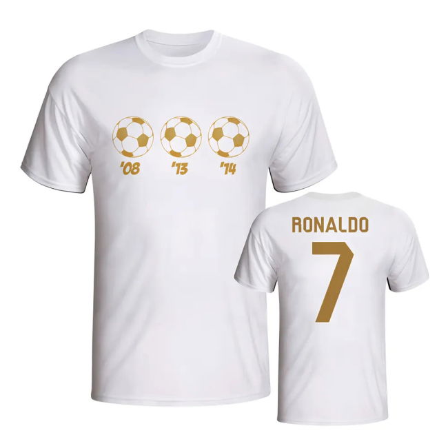 Ronaldo Player of the Year Tee (White) Jersey - New - Stadium- MatchReady