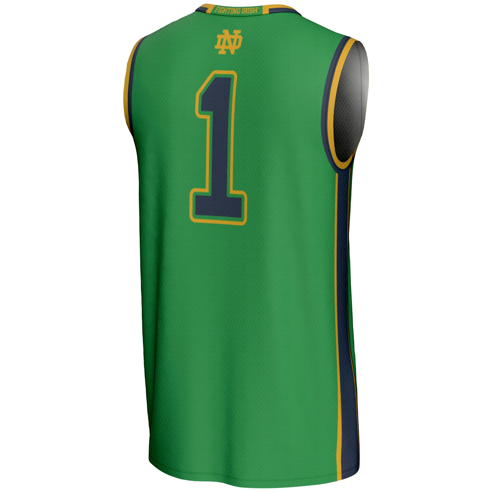 [NJP] Notre Dame Fighting Irish GameDay Greats Youth Lightweight Basketball Jersey - Green