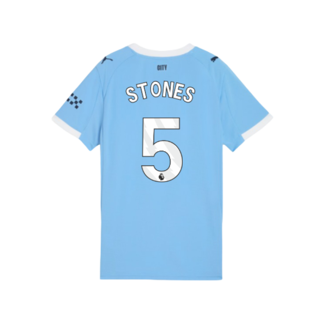 2025-20 Man City Home Football Kit Stones #5 M Women S