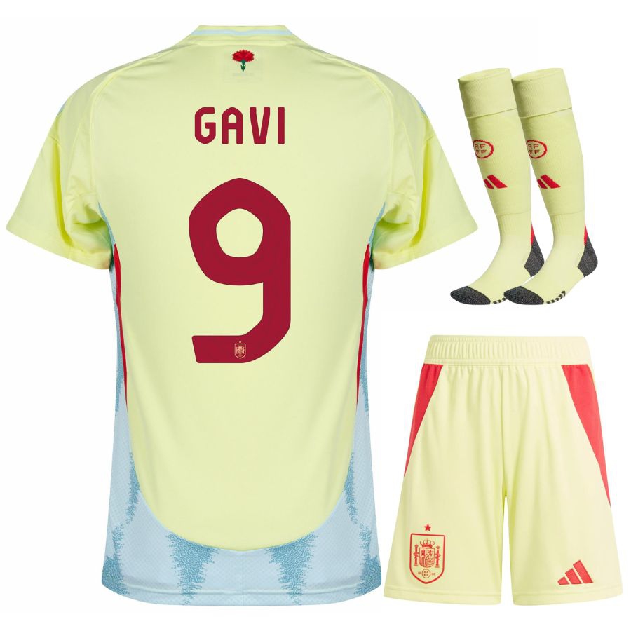 [JED] Spain Away Kids Jersey Kit 2024 2025 Gavi