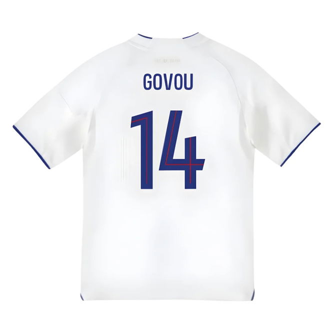 Authentic 2025-2026 Lyon Home With Modern Design - Champions League