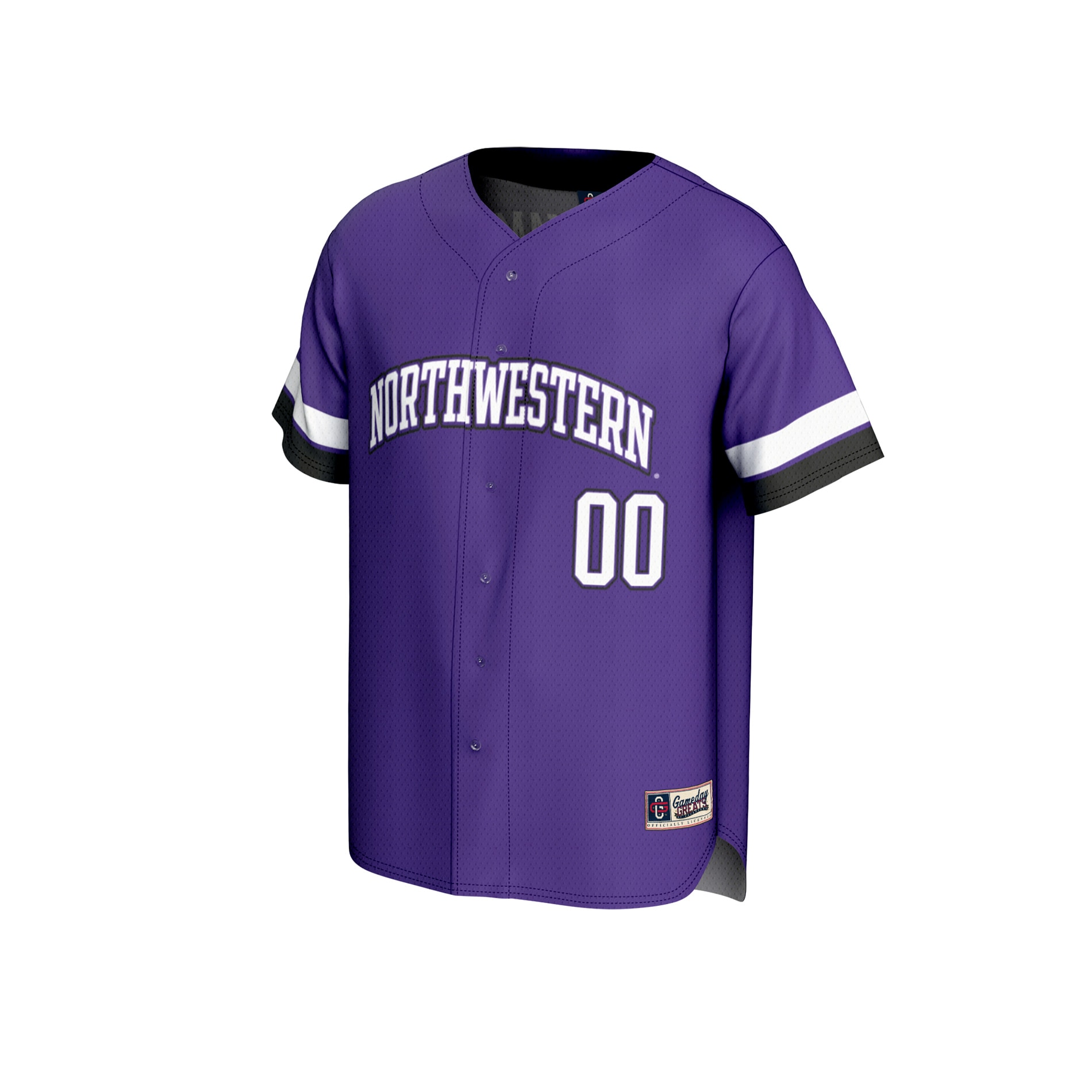 [NJP] Northwestern Wildcats GameDay Greats Unisex Personalized Collegiate Baseball Fashion Jersey - Purple