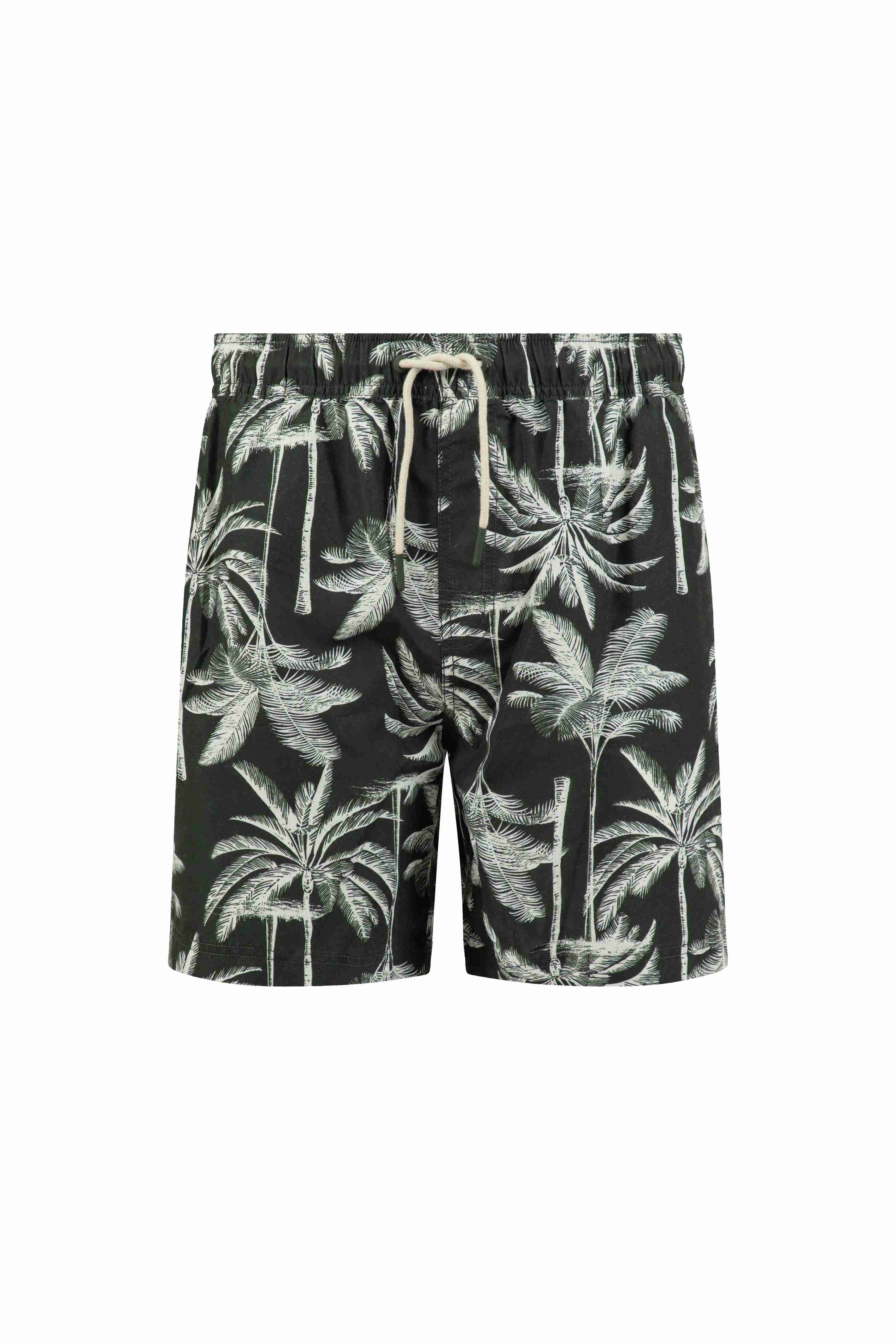 Orcha Printed Swim Shorts Black