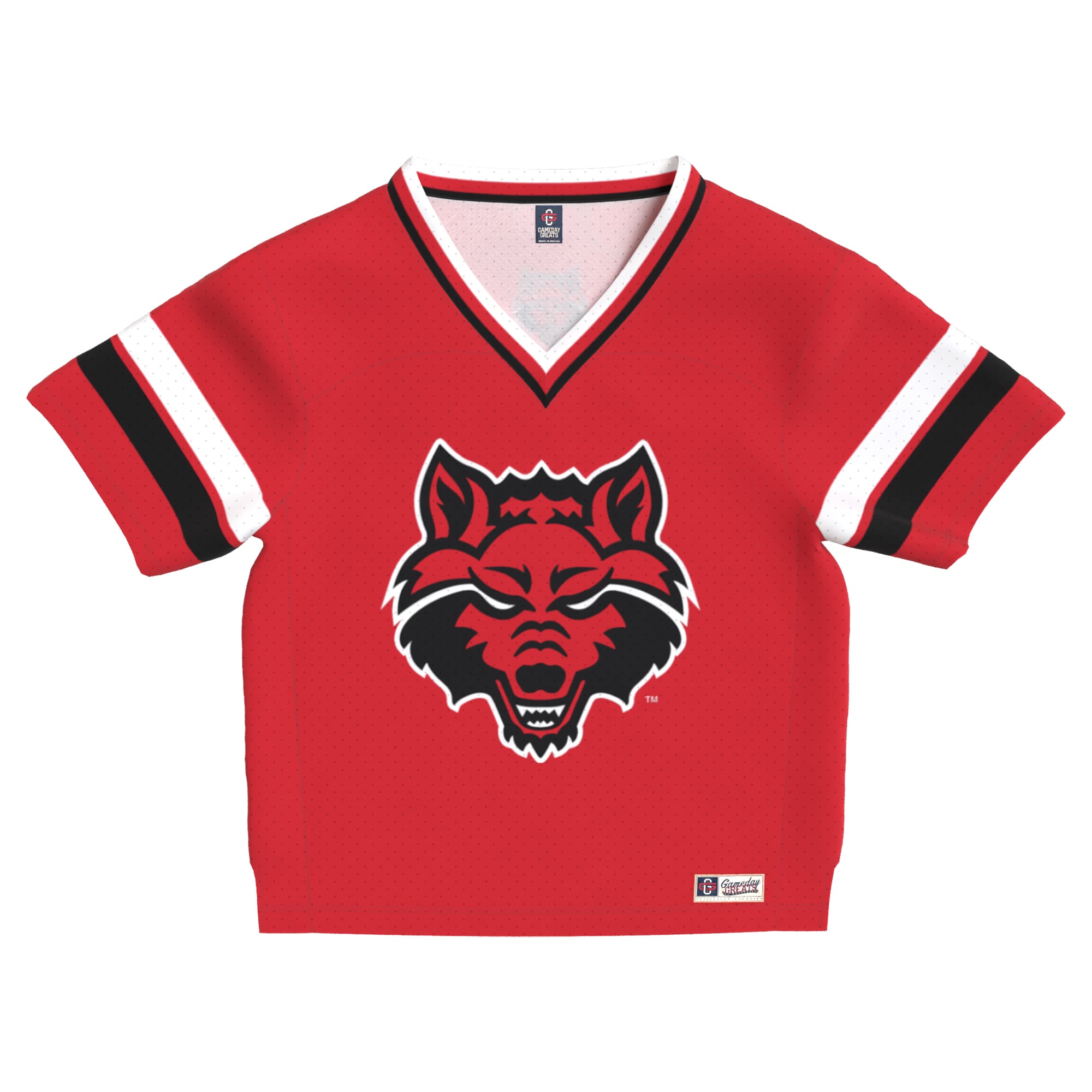 Infant Scarlet Arkansas State Red Wolves Lightweight Collegiate Football Fashion Jersey