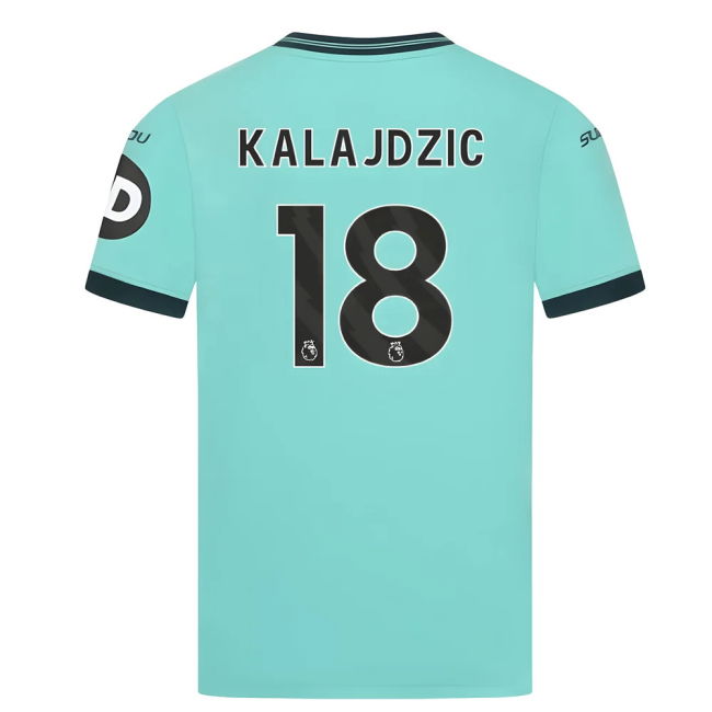 2025-2026 Wolves Away Top (Kids) (Kalajdzic 18)