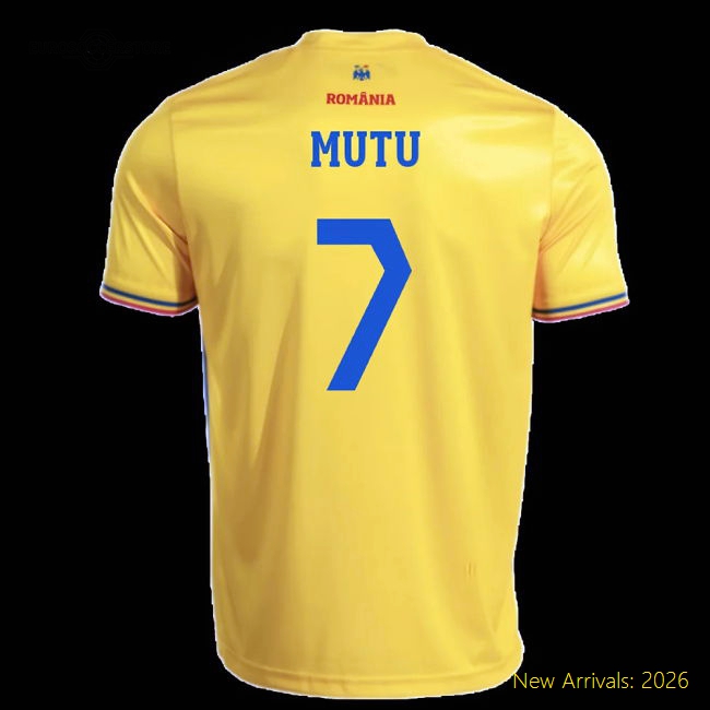 2025-2026 Romania Home Replica Shirt (Kids) (Mutu 7)