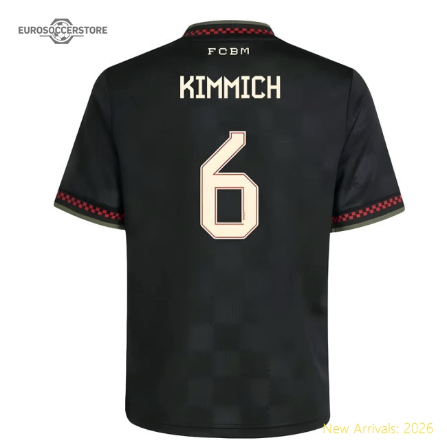 Durable Kids Football Team Kimmich Jersey 2025-2026 Machine-washable