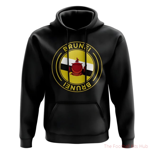 Men Brunei Football Badge Hoodie (Black)