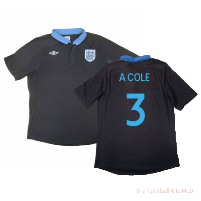 England 2012-13 Away Shirt (L) (Very Good) (A Cole 3)