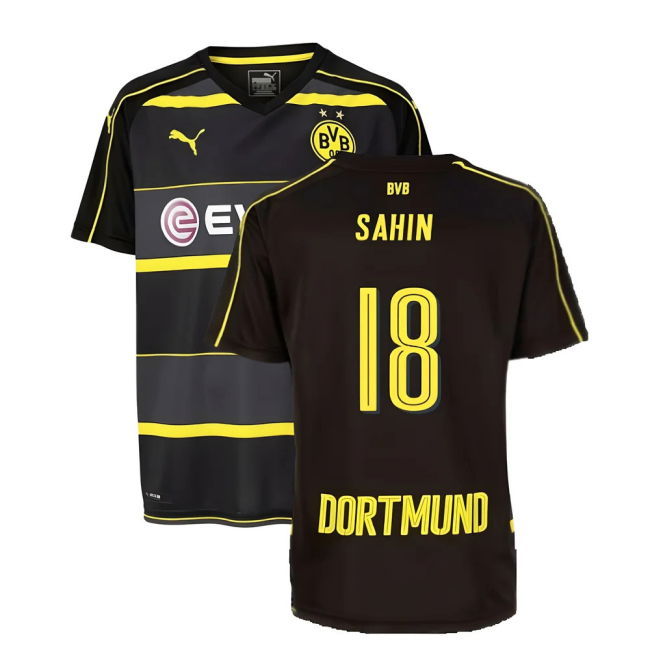 Dortmund Away Shirt Mint Xxlb Sahin #18 Match Quality Official Lat...