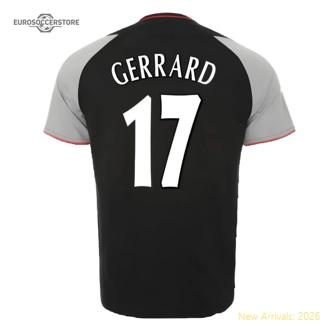 Official 2002-2003 Liverpool Away Retro Shirt (gerrard 17) - Premium