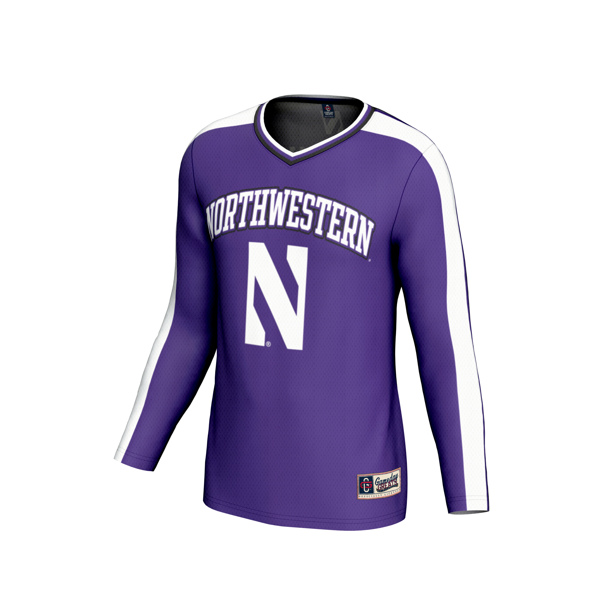 [DDG] Northwestern Wildcats GameDay Greats Youth NIL Pick-A-Player Collegiate Women's Volleyball Lightweight Fashion Jersey - Purple