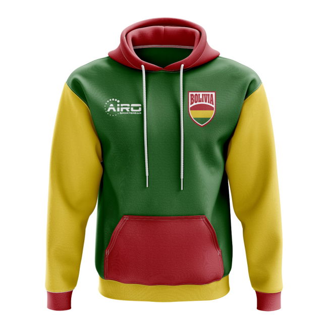 Authentic Bolivia Concept Country Football Hoody (Green)