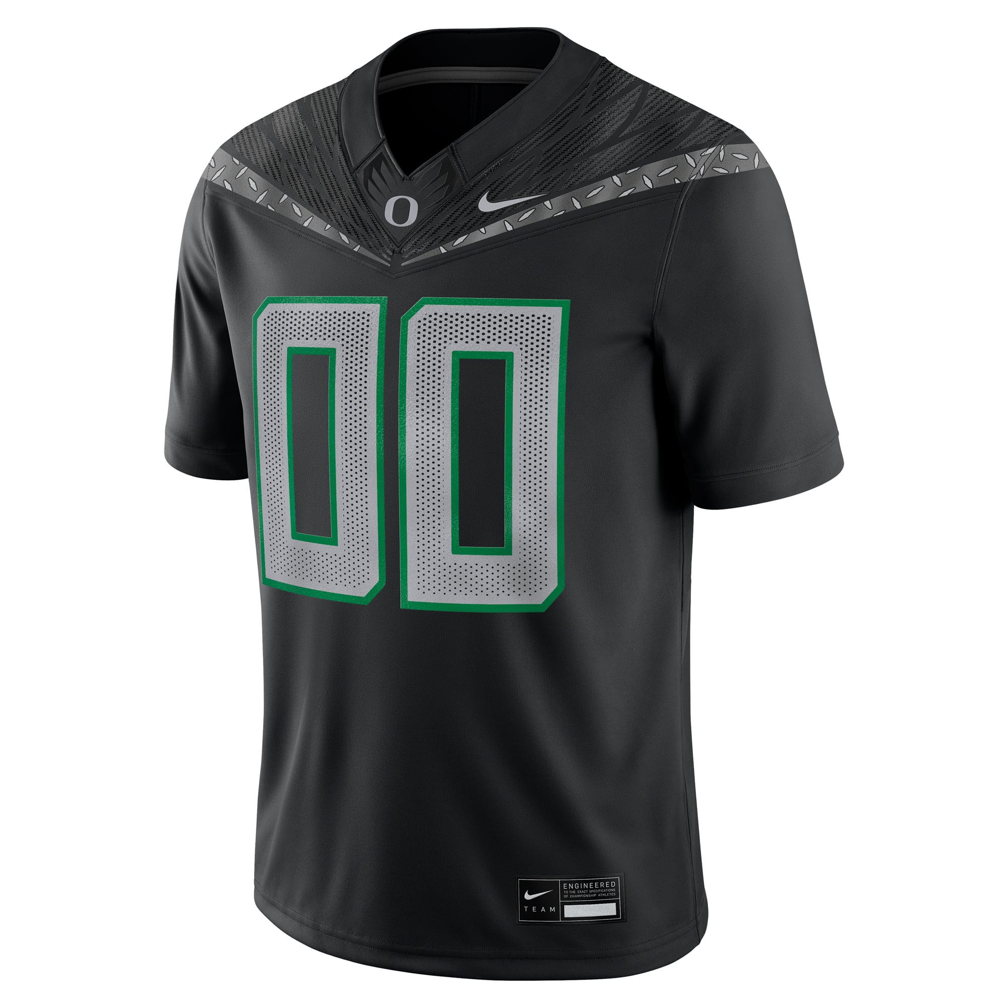 Oregon Ducks Nike Custom Game Jersey - Black