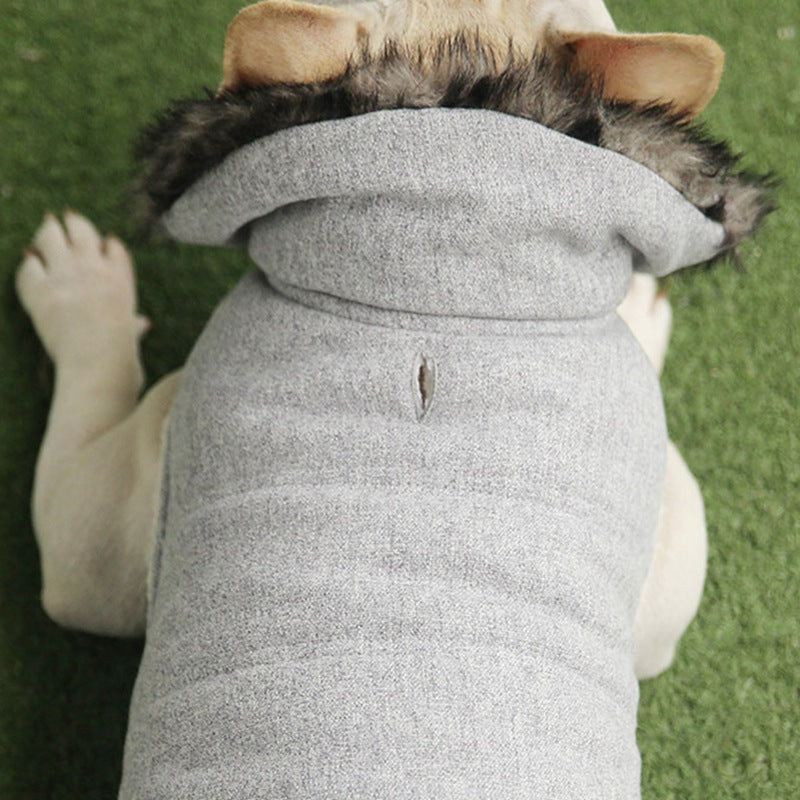 French Bulldog Cotton Coat For Frenchie (cs031) Warm Cold Weather Gear