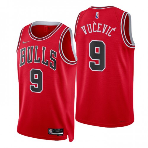 High-Quality Chicago Bulls Nikola #9 NBA Player Jersey Basketball