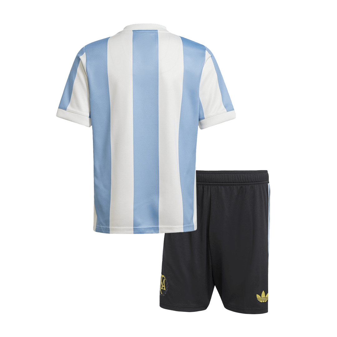 Kid's Argentina Soccer Jersey Kit(Jersey+Shorts) 2024 - 50th Anniversa