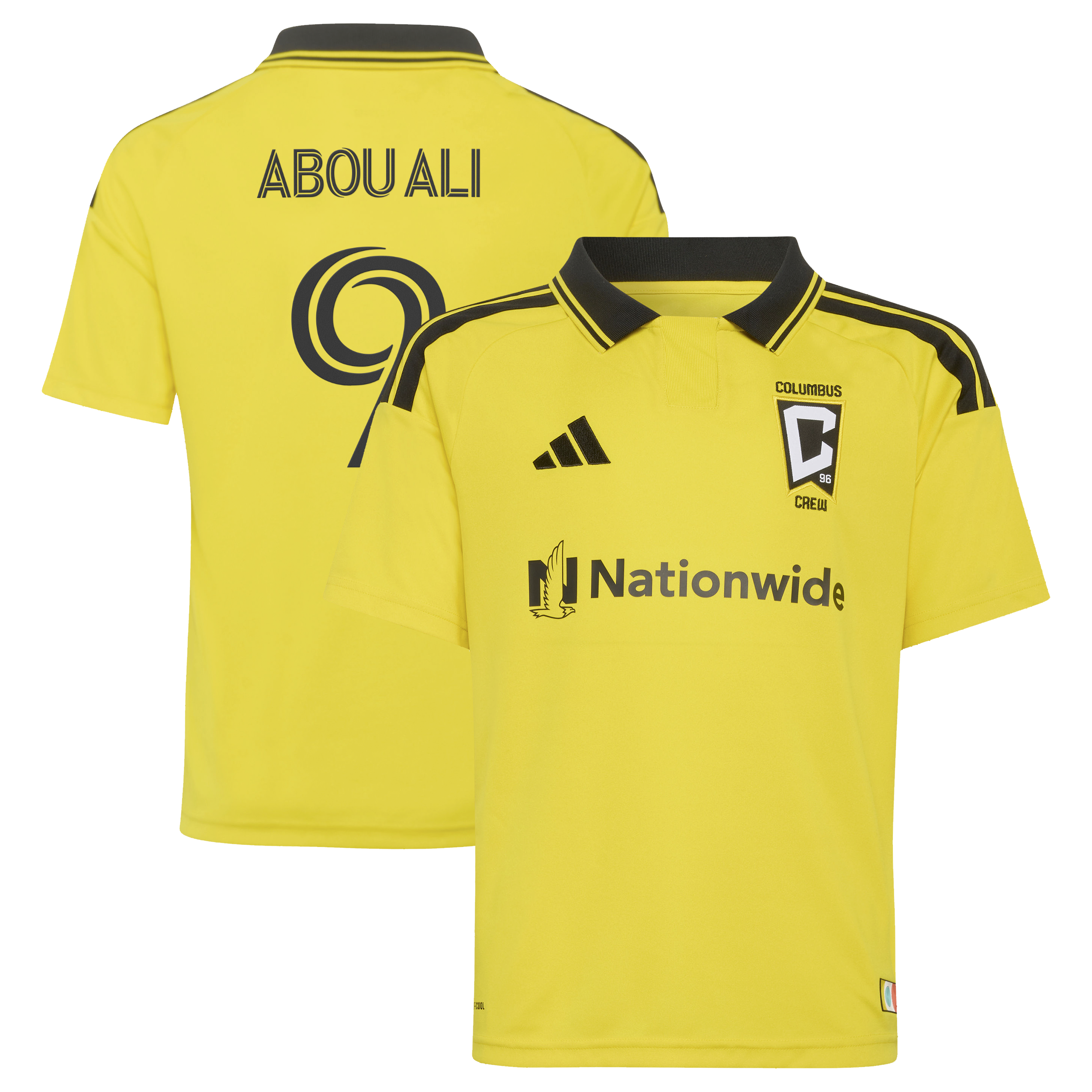 [JED] Wessam Abou Ali Columbus Crew Youth 2026 The Crafted for Excellence Kit Replica Jersey - Yellow