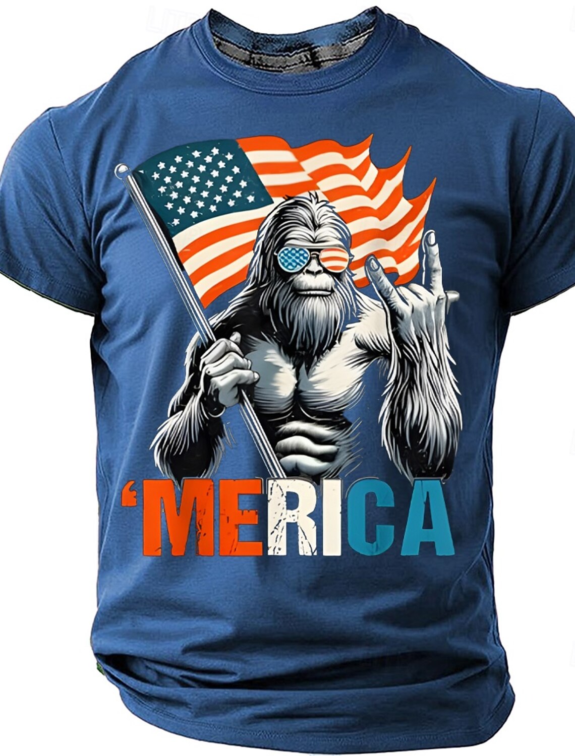 America's 250th Anniversary Men's American US Flag Eagle T Shirt Sh #2