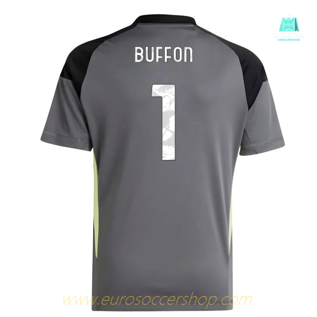2025-2026 Juventus Home Goalkeeper Shirt (Grey) - Kids (Buffon 1)